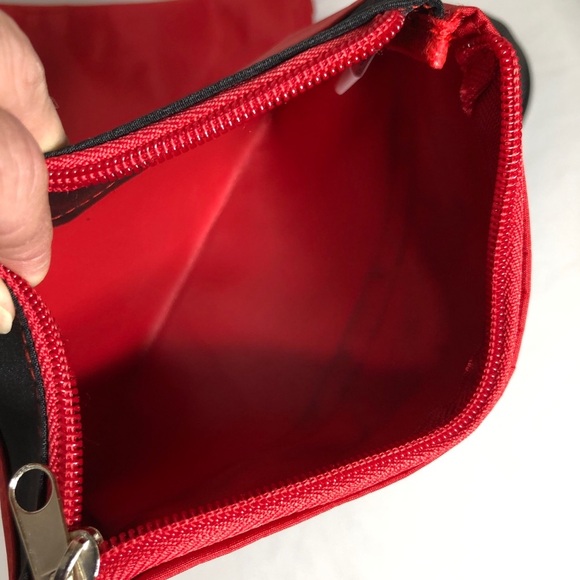 Allure Red Belted Front Tote Bag with Mini Bag - Picture 7 of 8